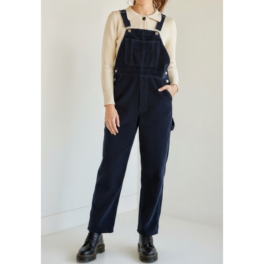 LISA SAYS GAH Lucy Corduroy Overall, Navy, Small